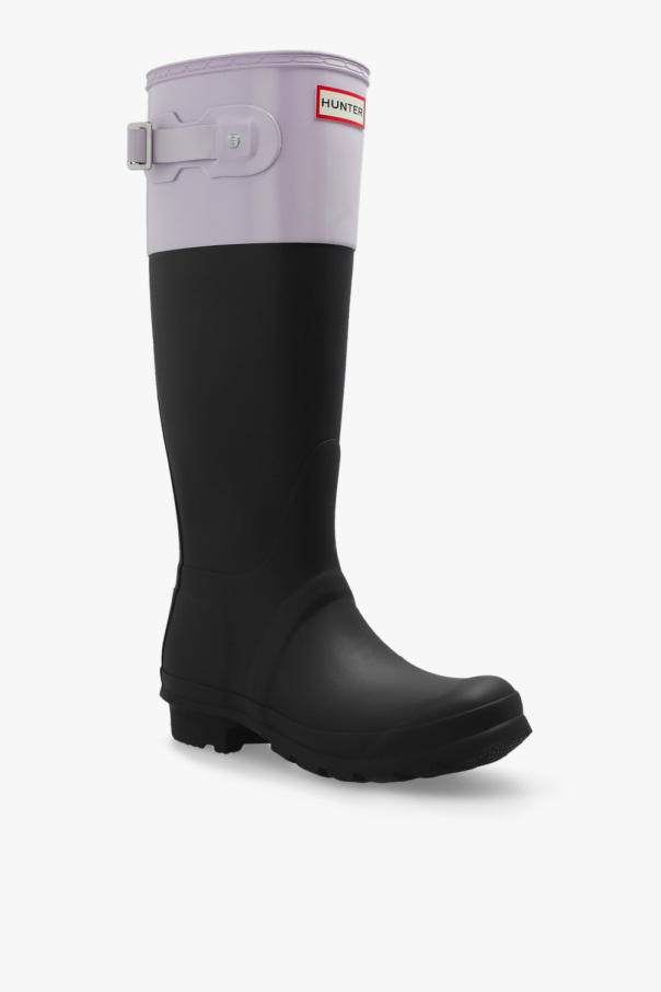 Hunter boots color block best sale